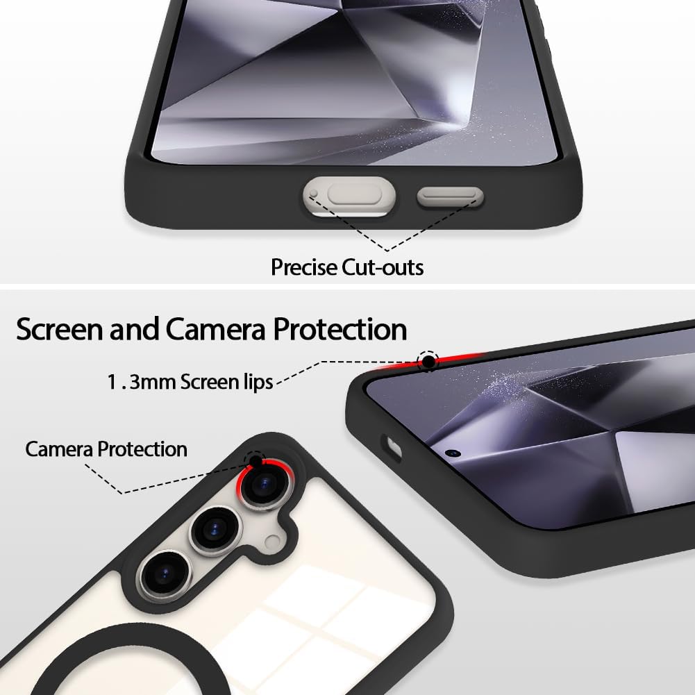 Transparent Hybrid MagSafe Case for Samsung Galaxy S24 FE Transparent Hybrid MagSafe Case for Samsung Galaxy S24 FE